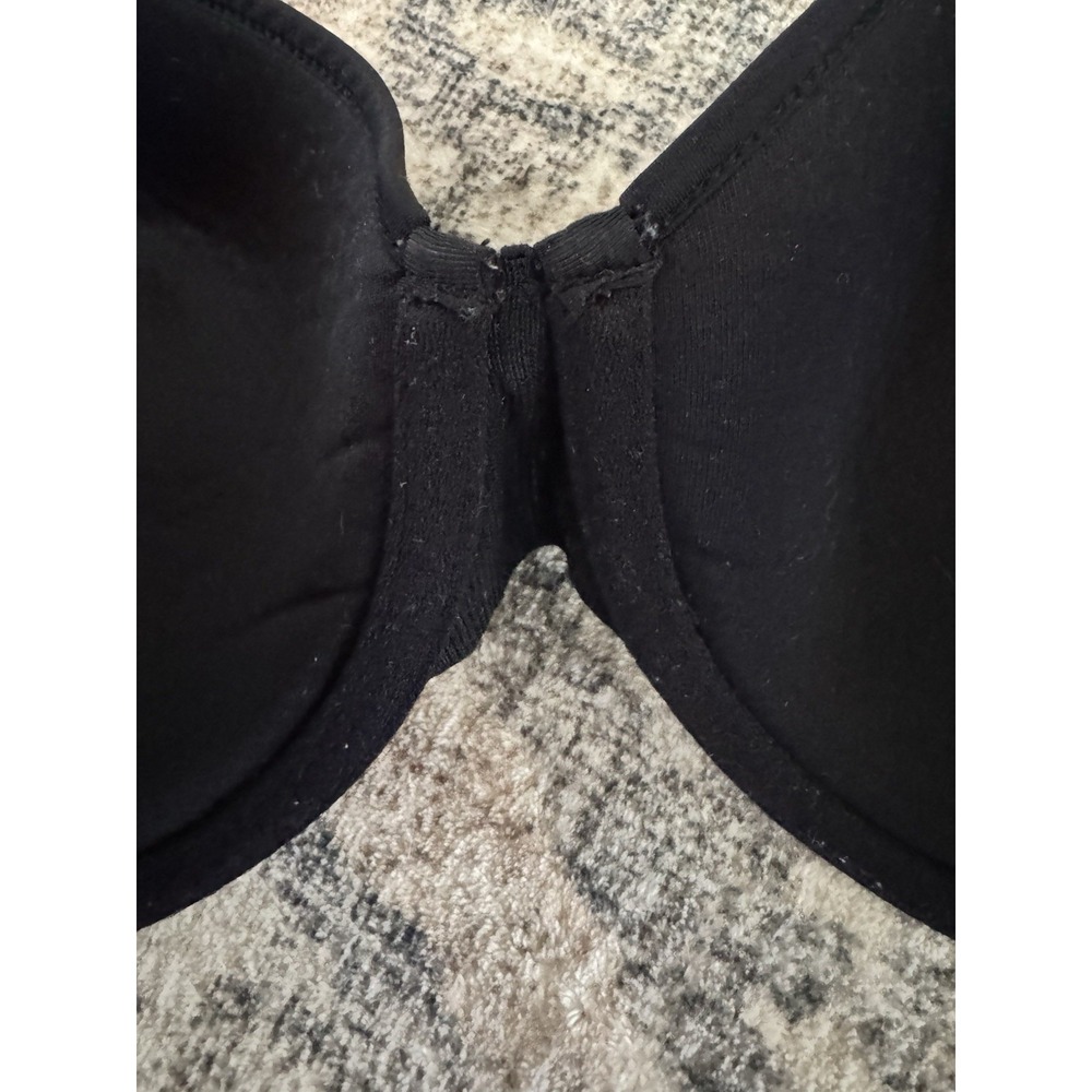 ThirdLove 24/7 Classic T Shirt Bra 34E Black Memory Foam Cups Ribbon Straps (B7) - Picture 5 of 7